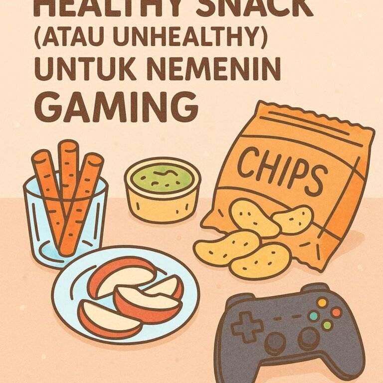 🕹️ Snack Sehat (atau Nggak Sehat) Buat Nemenin Gaming Panduan Lengkap Buat Gamer Laperan