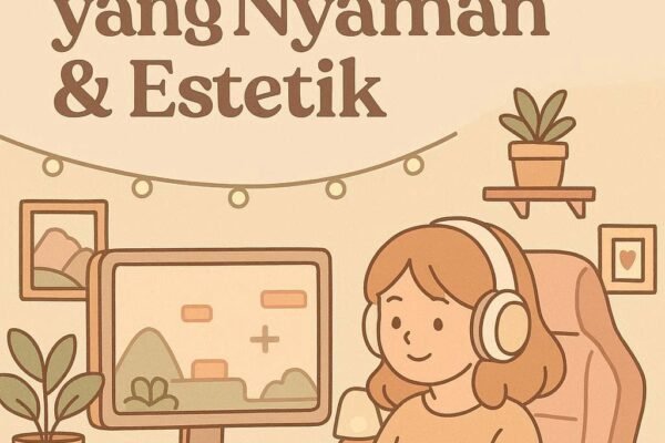 Tips bikin area gaming cozy & estetik