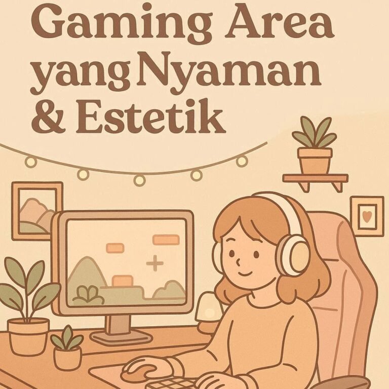 Tips bikin area gaming cozy & estetik
