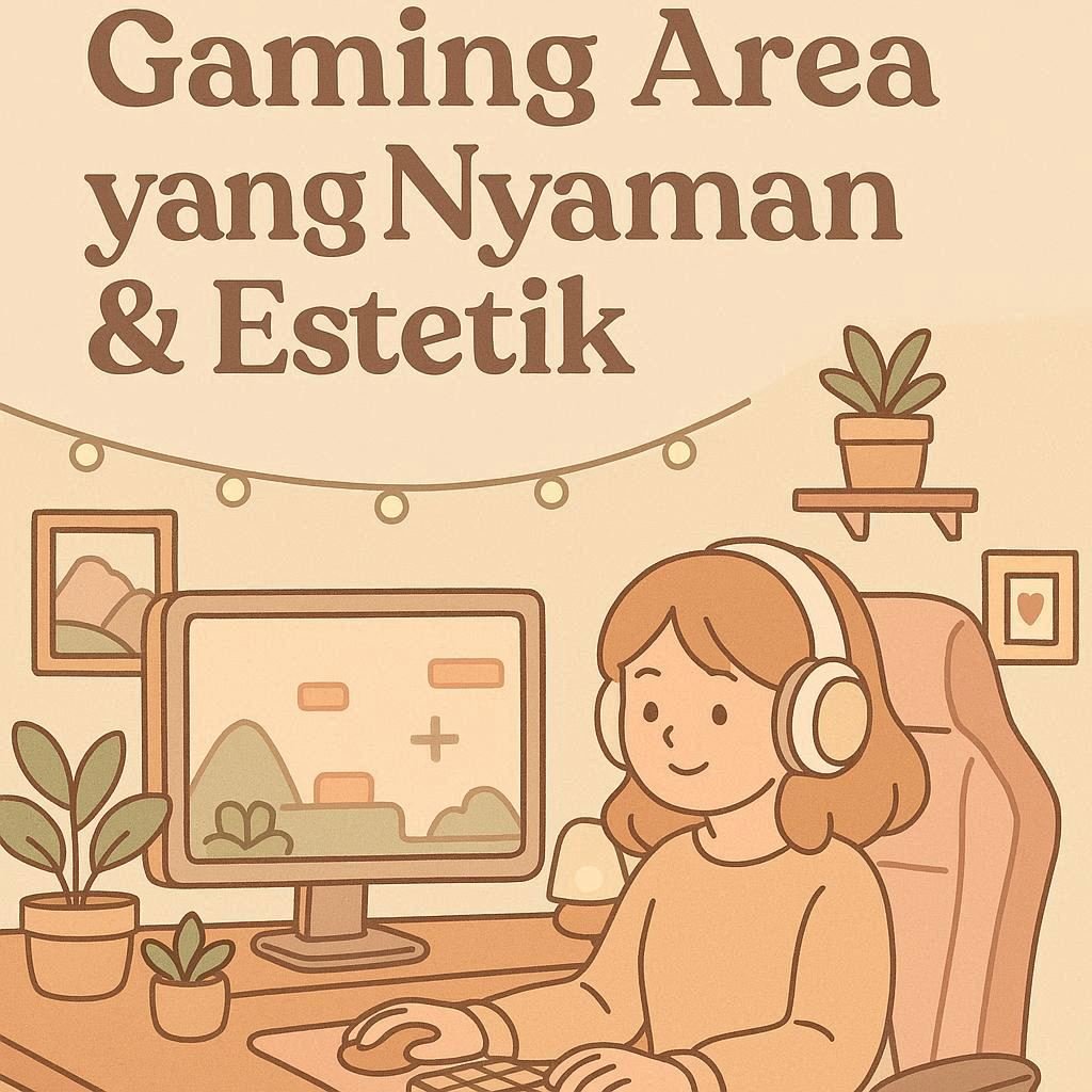 Tips bikin area gaming cozy & estetik